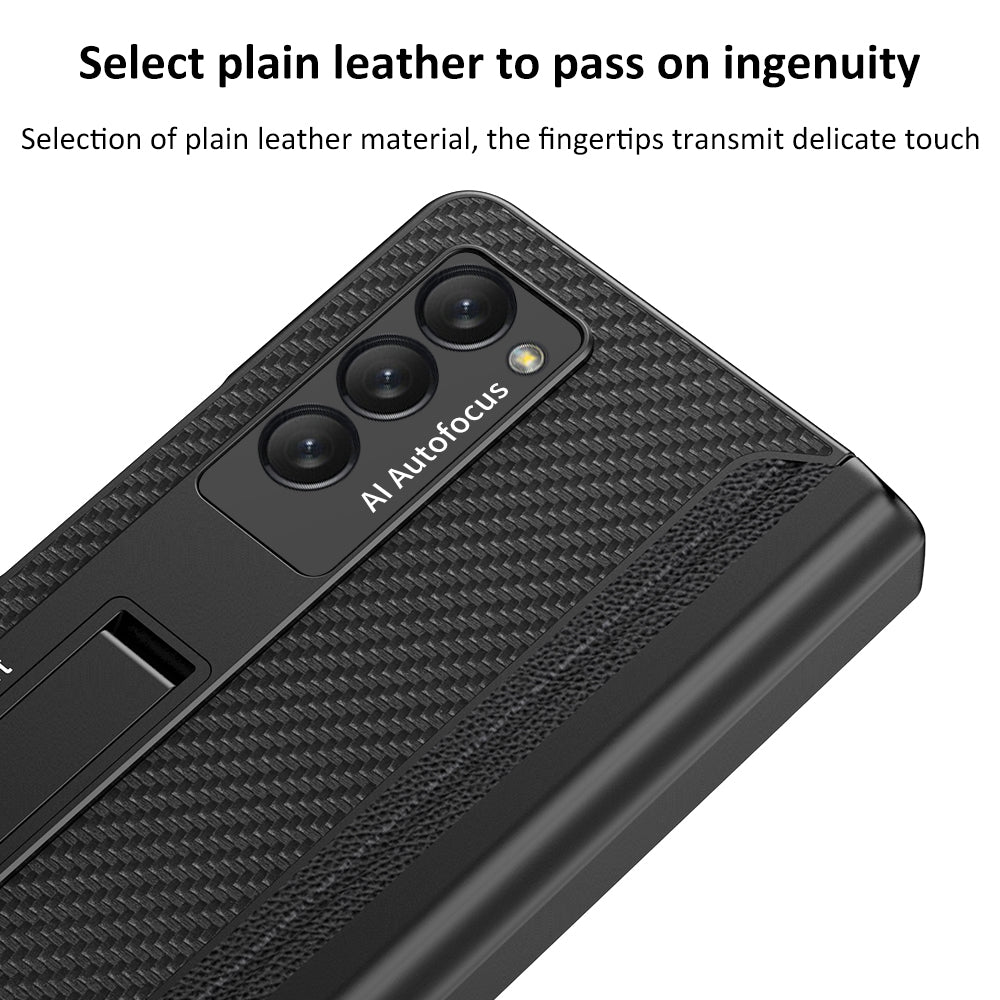 GKK For Samsung Galaxy Z Fold2 5G Kickstand Design Magnetic PC Mobile Case Pen Slot Folding Phone Protective Cover GKK For Samsung Galaxy Z Fold2 5G Kickstand Design Magnetic PC Mobile Case Pen Slot Folding Phone Protective Cover
